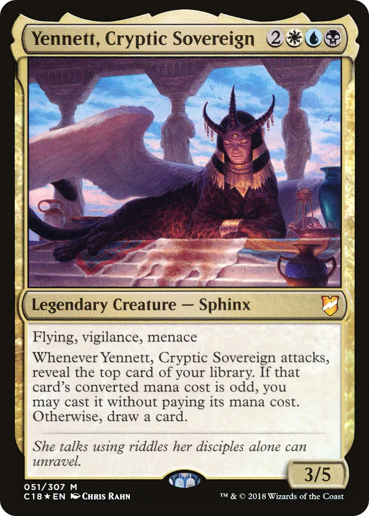Yennett, Cryptic Sovereign — Commander 2018 — Magic: The Gathering