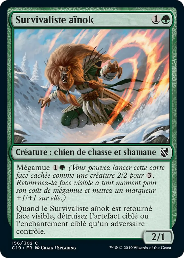 Survivaliste aïnok — Commander 2019 — Magic: The Gathering