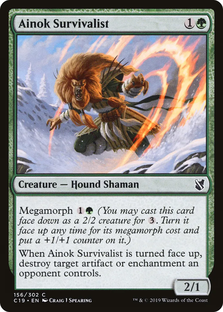 Survivaliste aïnok — Commander 2019 — Magic: The Gathering