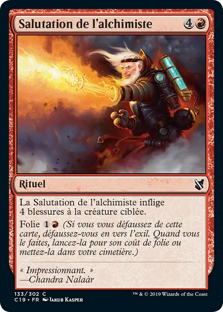 Salutation de l'alchimiste — Commander 2019 — Magic: The Gathering