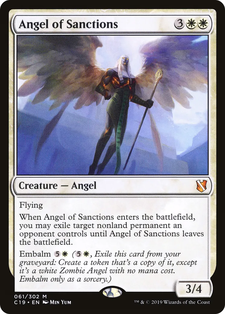 Angel of Sanctions — Commander 2019 — Magic: The Gathering