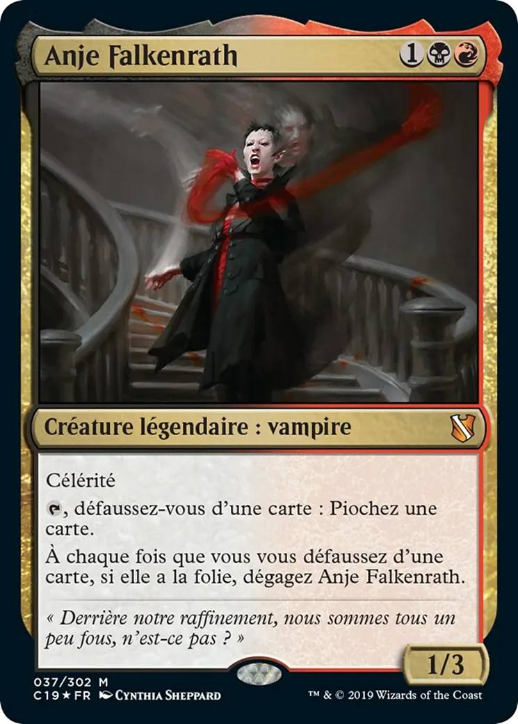 Anje Falkenrath — Commander 2019 — Magic: The Gathering