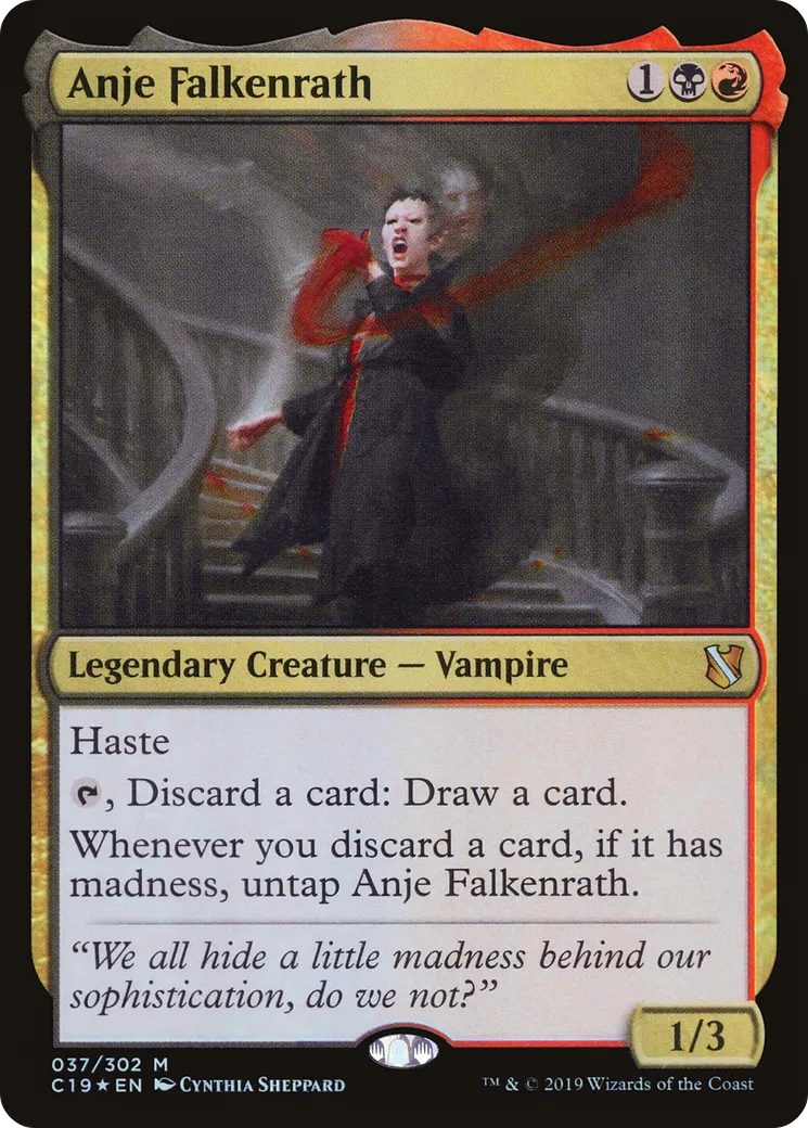 Anje Falkenrath — Commander 2019 — Magic: The Gathering