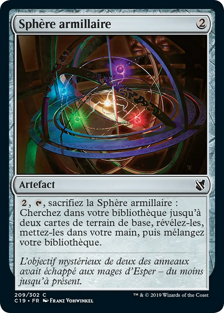 Sphère armillaire — Commander 2019 — Magic: The Gathering