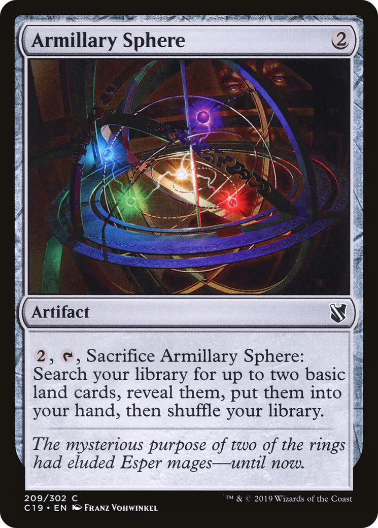 Sphère armillaire — Commander 2019 — Magic: The Gathering