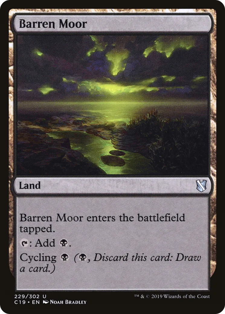 Barren Moor — Commander 2019 — Magic: The Gathering