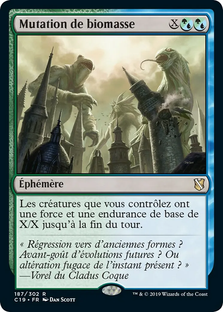 Mutation de biomasse — Commander 2019 — Magic: The Gathering