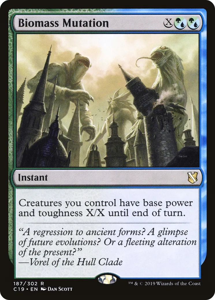 Biomass Mutation — Commander 2019 — Magic: The Gathering