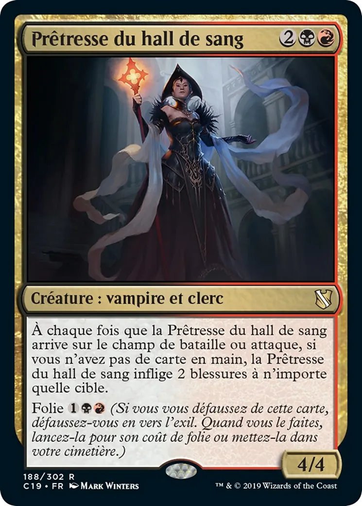 Prêtresse du hall de sang — Commander 2019 — Magic: The Gathering