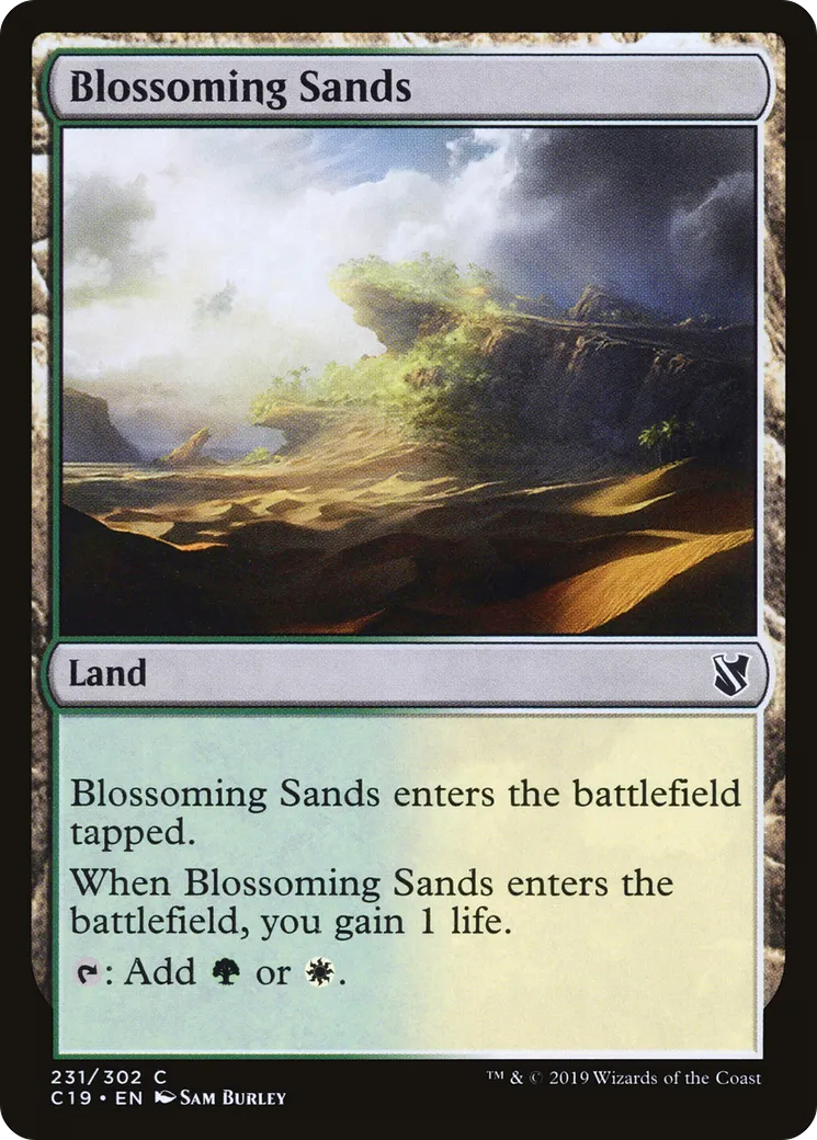 Sables verdoyants — Commander 2019 — Magic: The Gathering