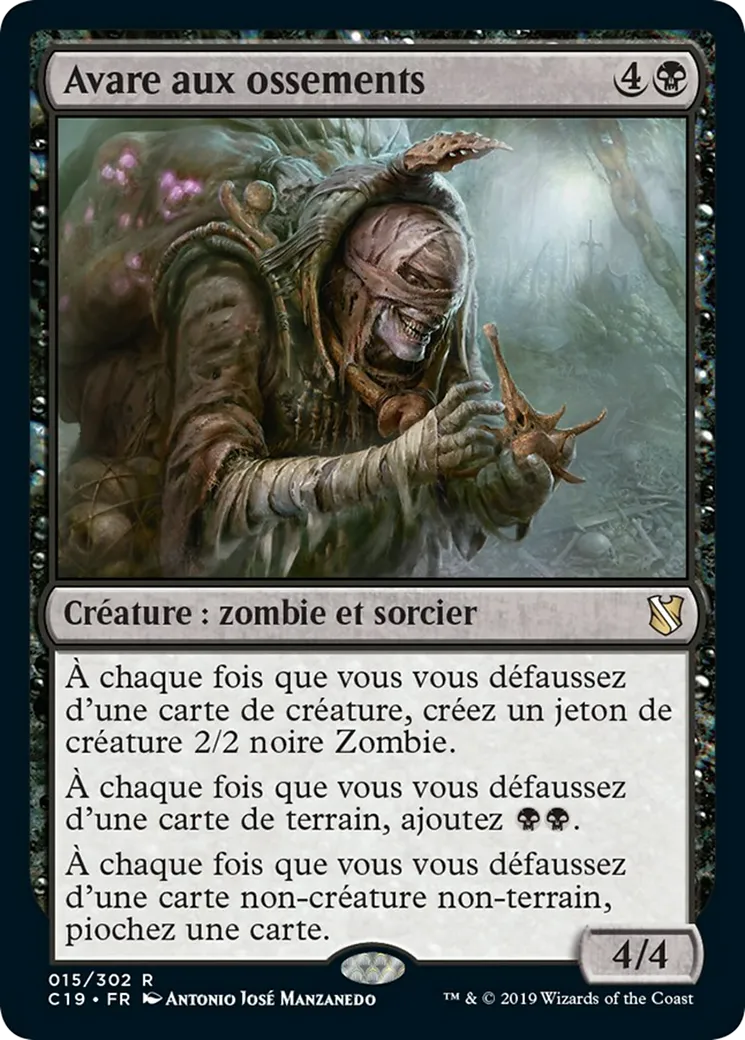 Avare aux ossements — Commander 2019 — Magic: The Gathering