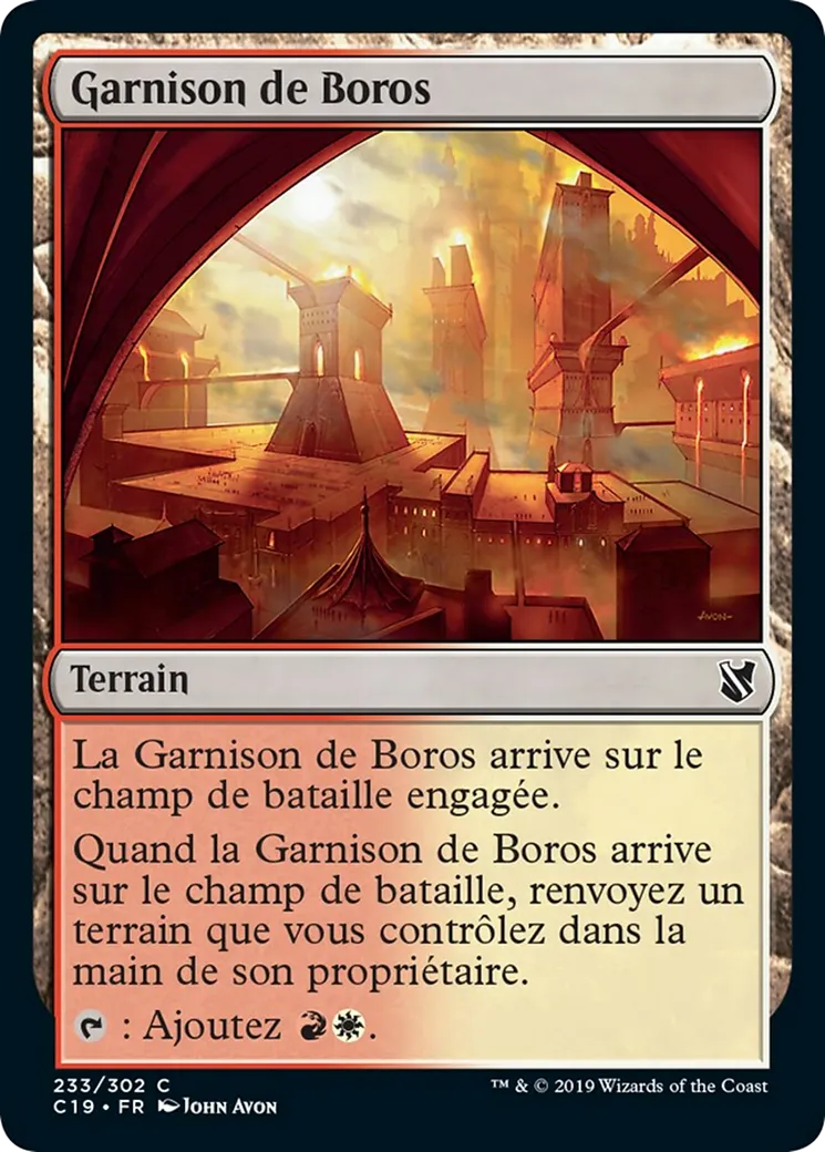 Garnison de Boros — Commander 2019 — Magic: The Gathering