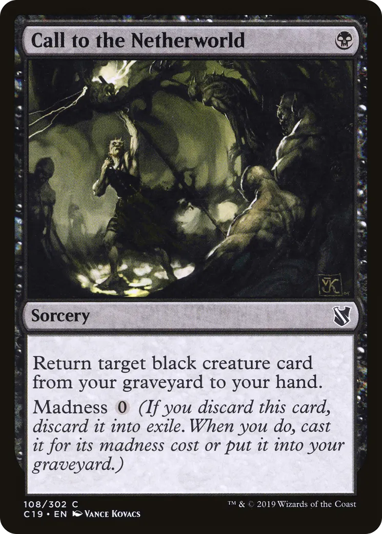 Call to the Netherworld — Commander 2019 — Magic: The Gathering
