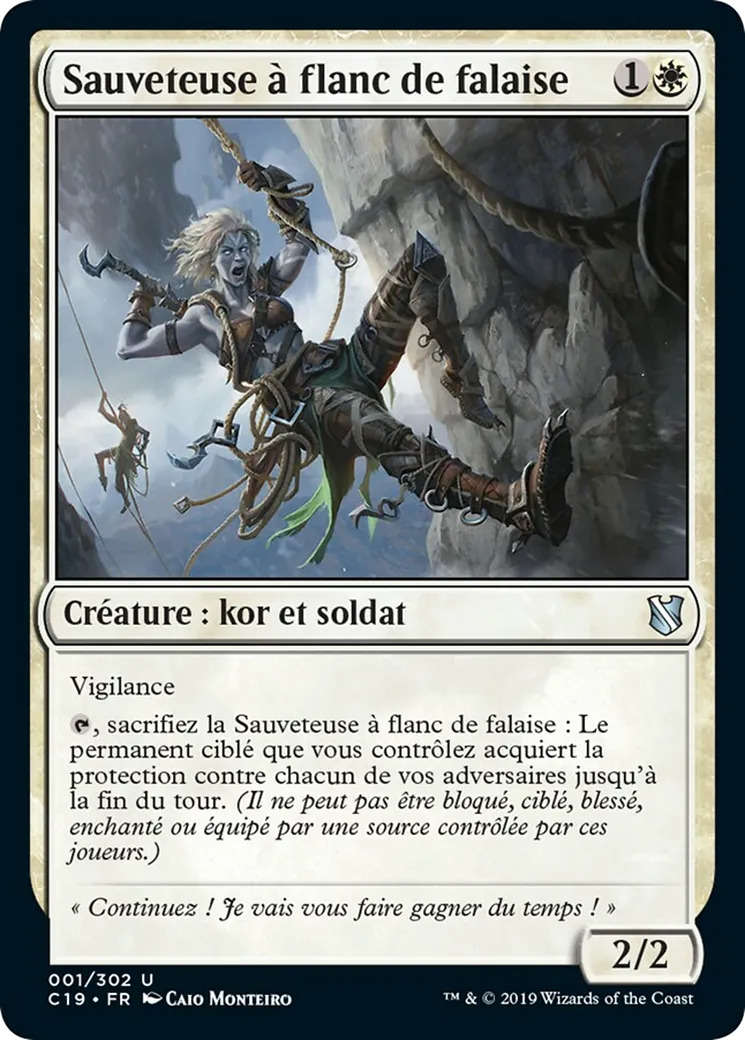 Sauveteuse à flanc de falaise from Commander 2019 - Magic: The Gathering