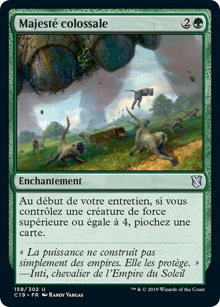 Majesté colossale — Commander 2019 — Magic: The Gathering