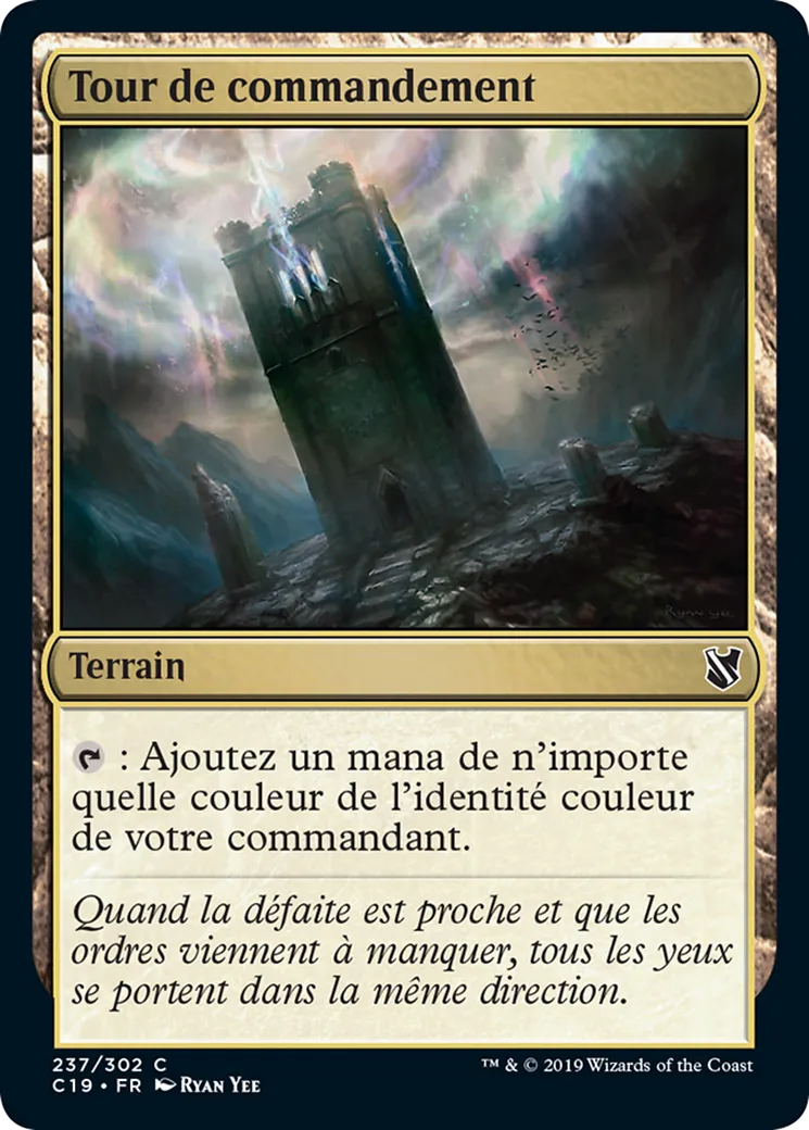 Tour de commandement — Commander 2019 — Magic: The Gathering