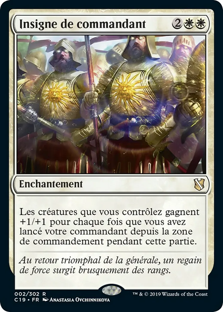 Insigne de commandant — Commander 2019 — Magic: The Gathering