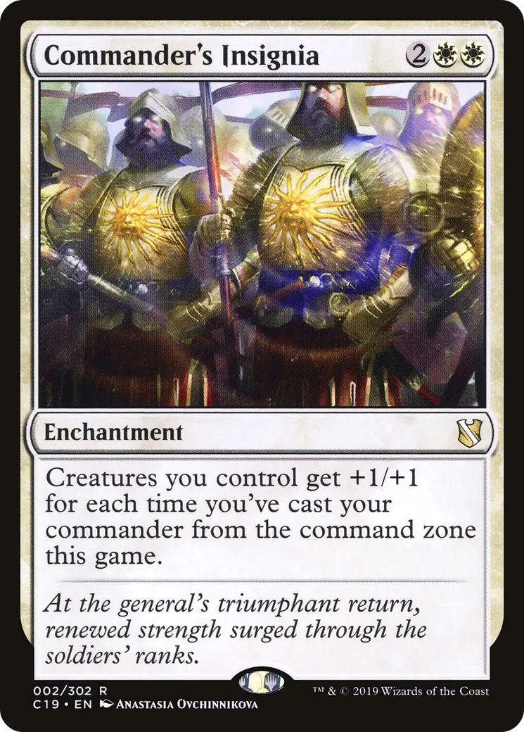 Insigne de commandant — Commander 2019 — Magic: The Gathering