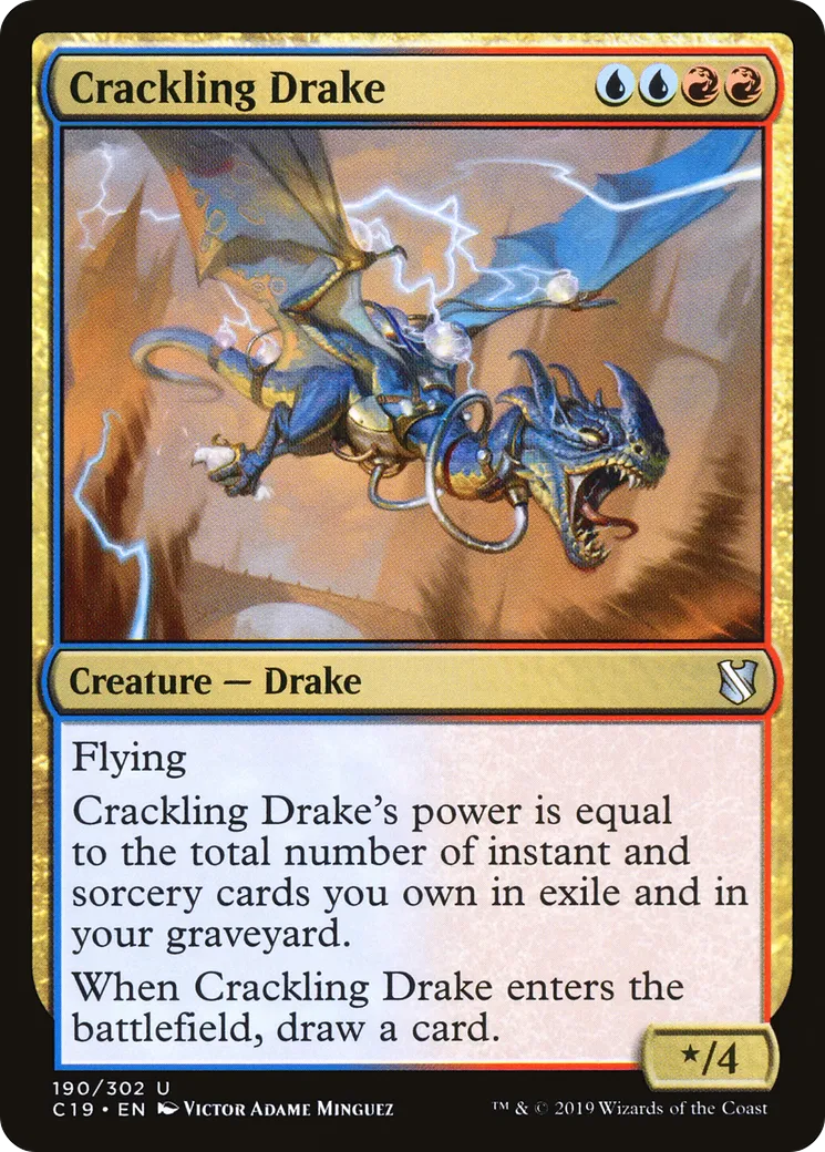 Drakôn crépitant — Commander 2019 — Magic: The Gathering