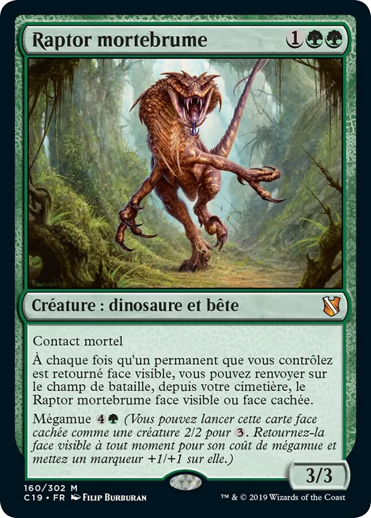 Raptor mortebrume — Commander 2019 — Magic: The Gathering