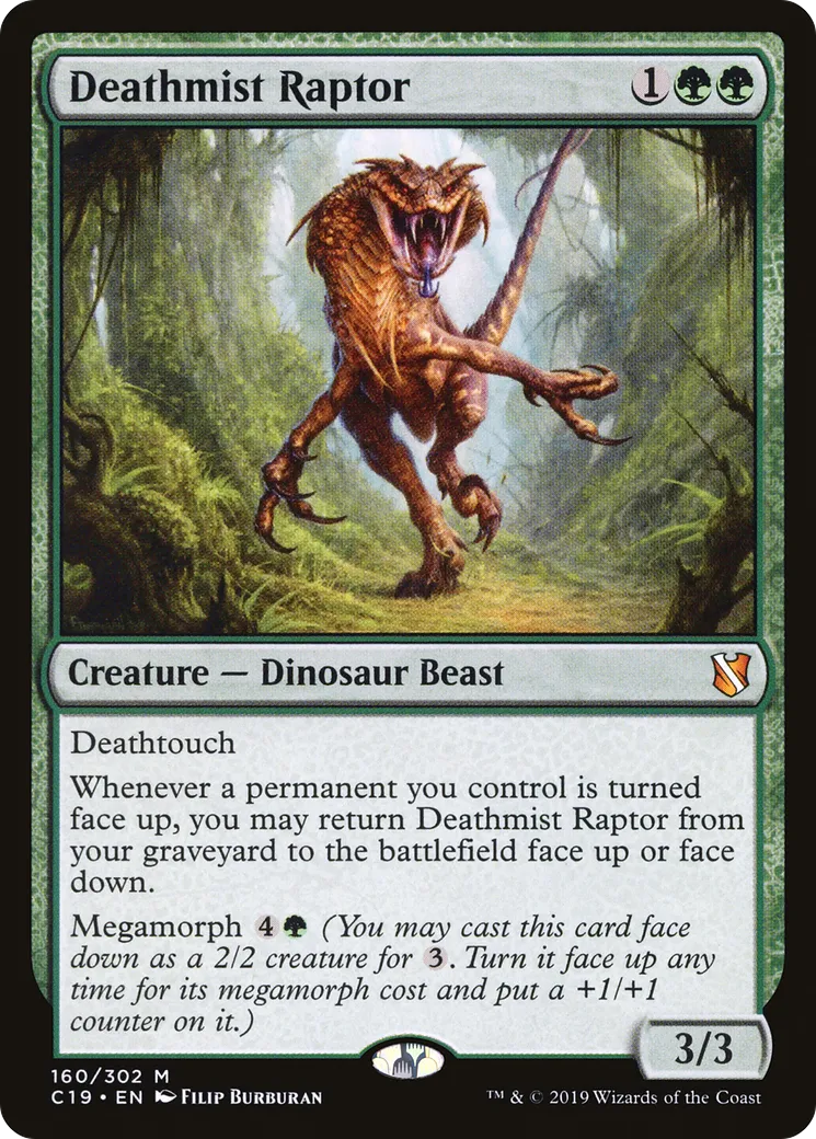 Raptor mortebrume — Commander 2019 — Magic: The Gathering