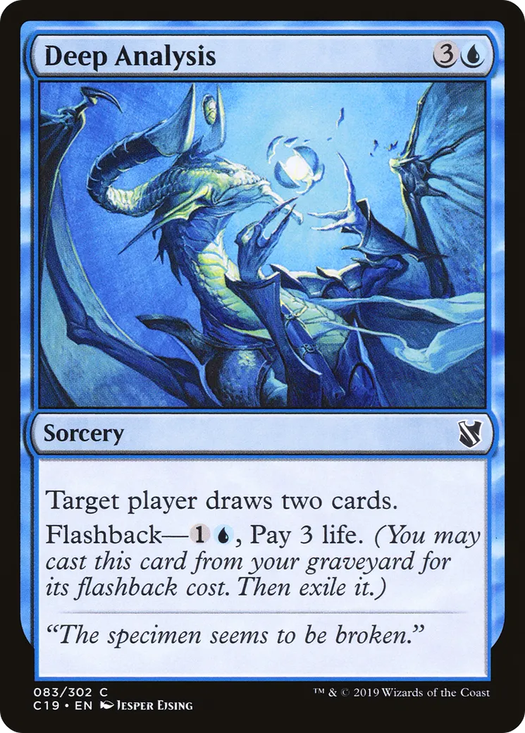 Deep Analysis from Commander 2019 - Magic: The Gathering