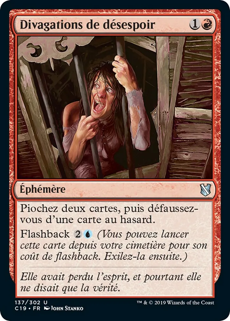 Divagations de désespoir from Commander 2019 - Magic: The Gathering