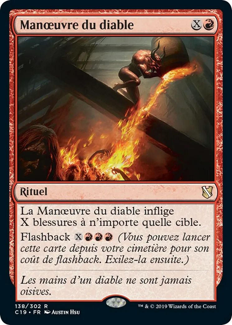 Manœuvre du diable — Commander 2019 — Magic: The Gathering
