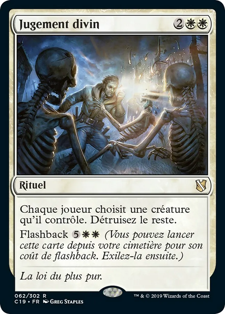 Jugement divin — Commander 2019 — Magic: The Gathering