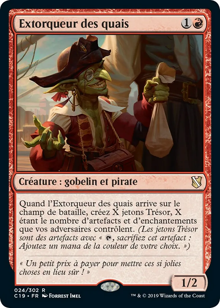 Extorqueur des quais — Commander 2019 — Magic: The Gathering