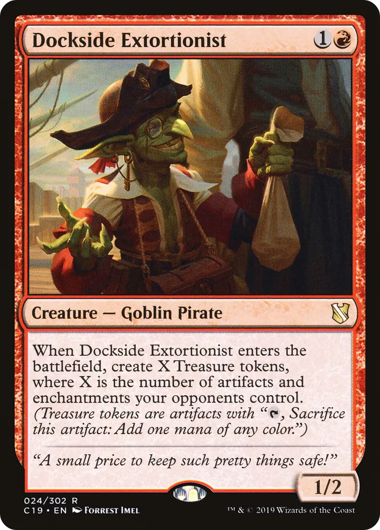 Dockside Extortionist from Commander 2019 - Magic: The Gathering