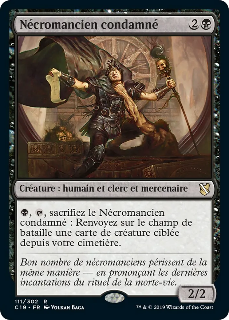 Nécromancien condamné — Commander 2019 — Magic: The Gathering