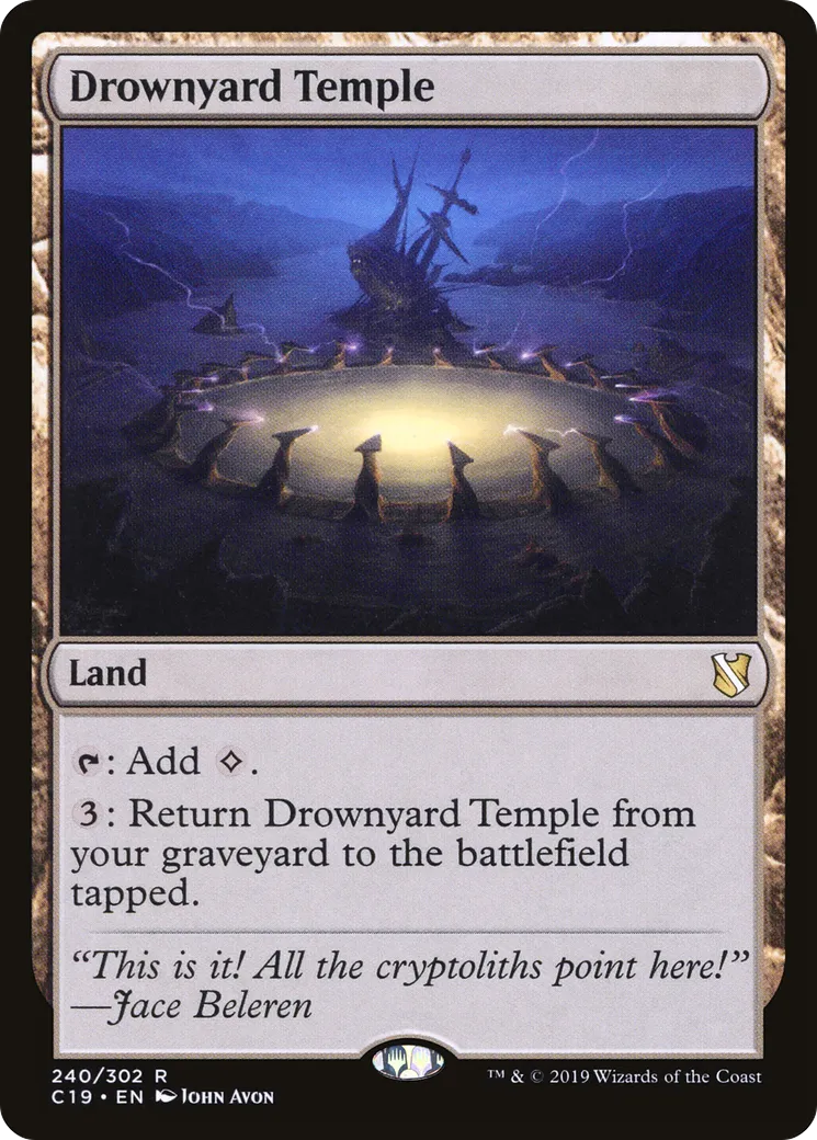 Drownyard Temple — Commander 2019 — Magic: The Gathering