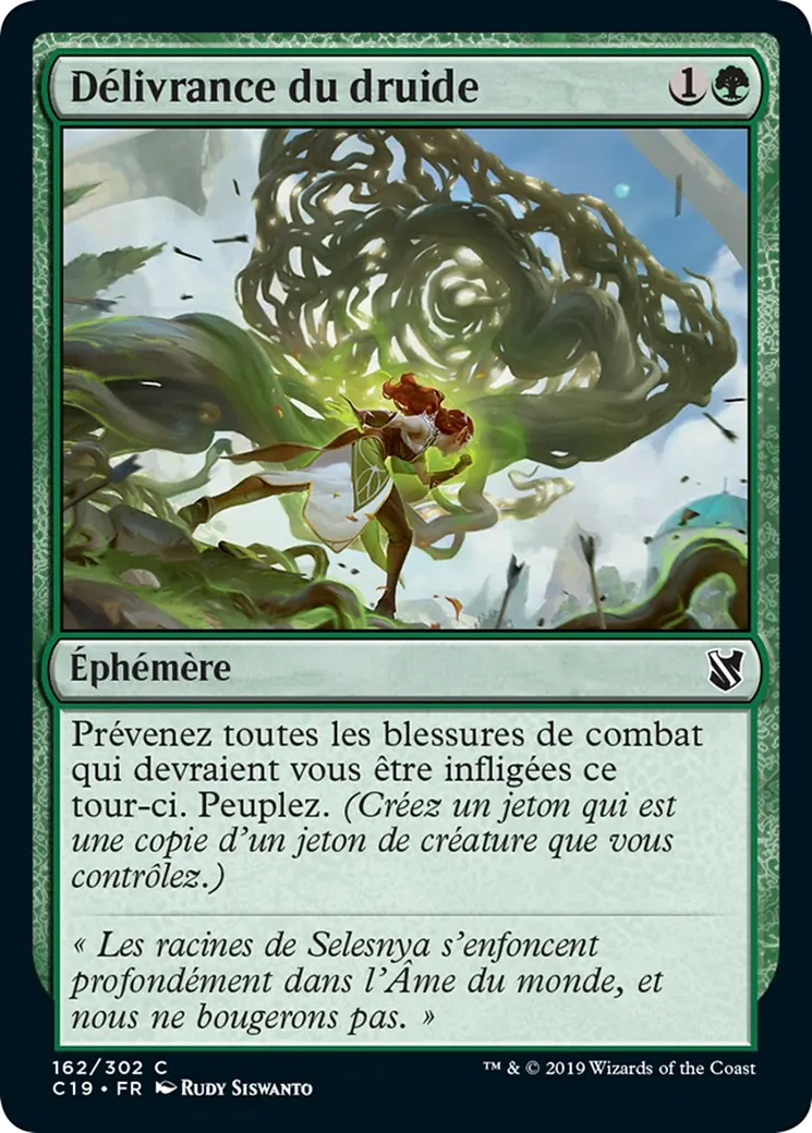 Délivrance du druide — Commander 2019 — Magic: The Gathering