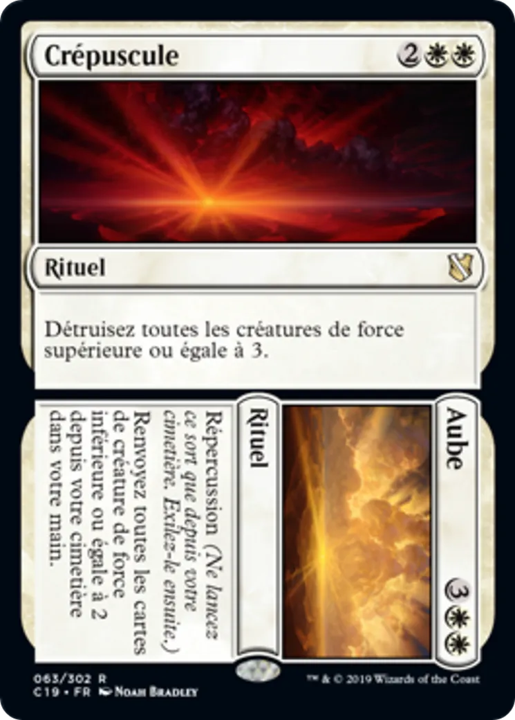 Crépuscule // Aube — Commander 2019 — Magic: The Gathering