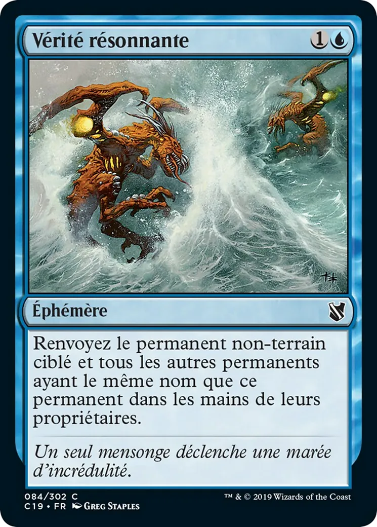 Vérité résonnante — Commander 2019 — Magic: The Gathering