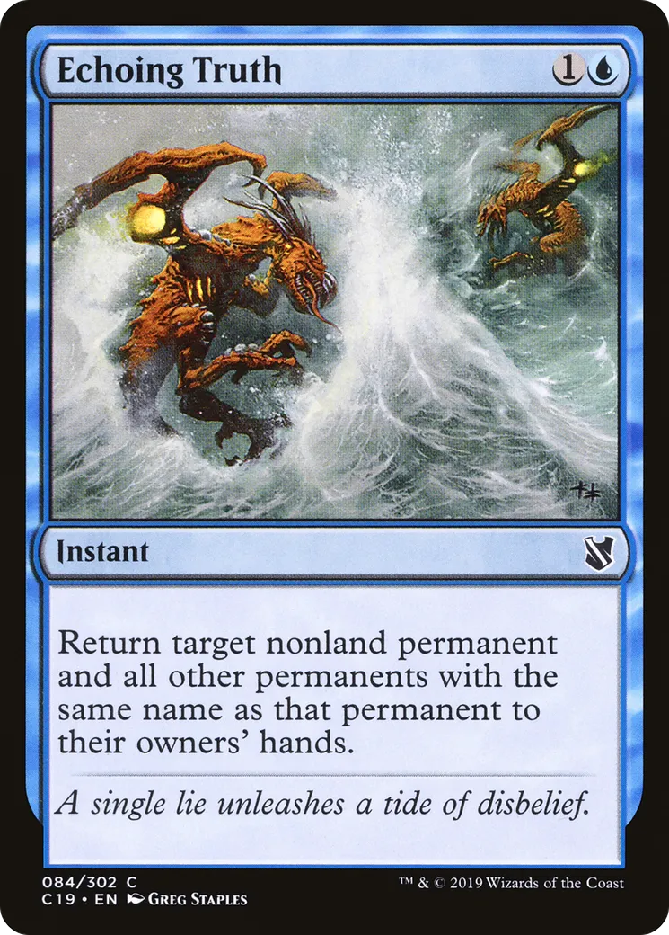 Vérité résonnante — Commander 2019 — Magic: The Gathering