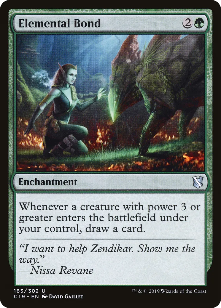 Elemental Bond — Commander 2019 — Magic: The Gathering