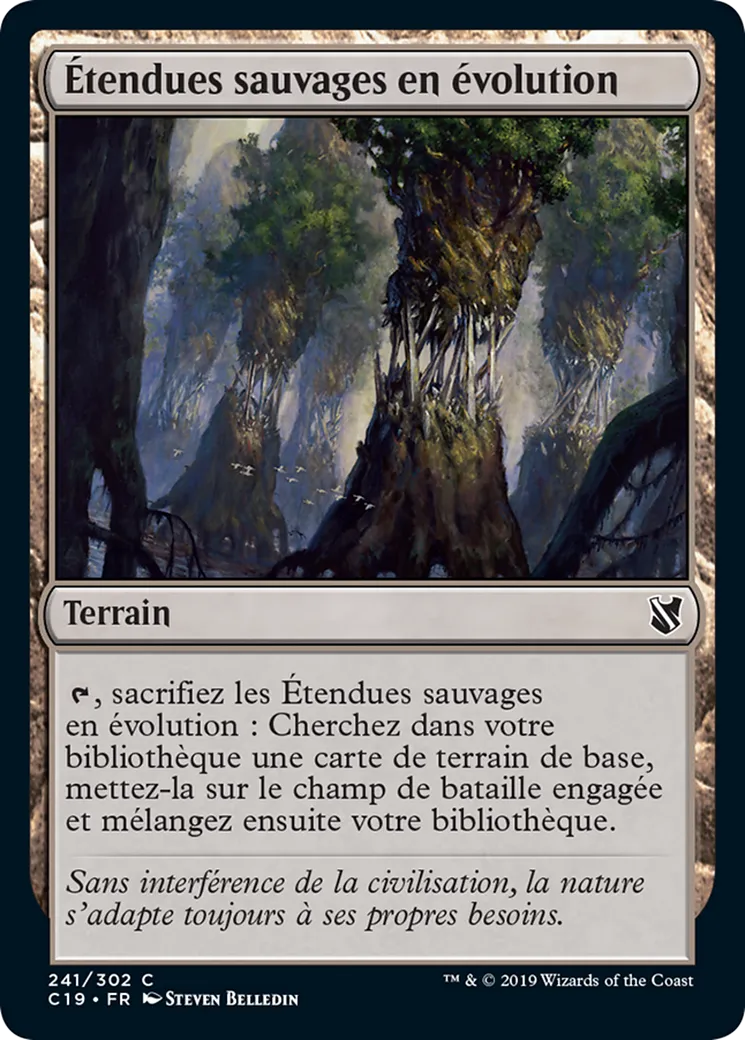 Étendues sauvages en évolution — Commander 2019 — Magic: The Gathering