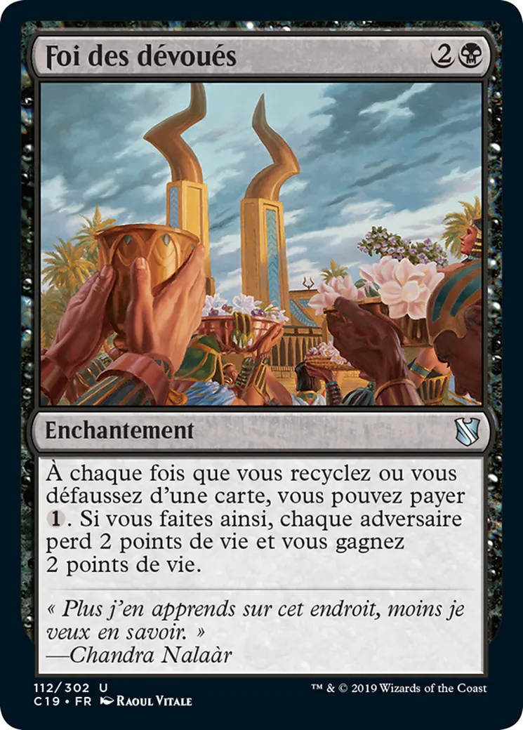 Foi des dévoués — Commander 2019 — Magic: The Gathering
