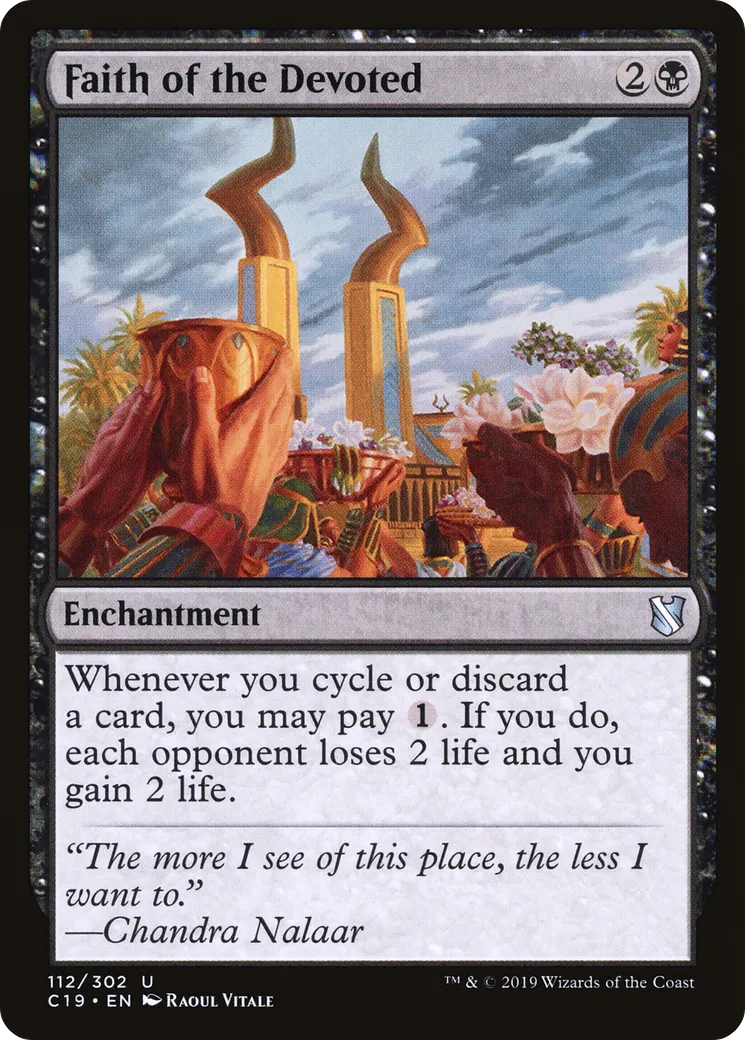 Faith of the Devoted — Commander 2019 — Magic: The Gathering