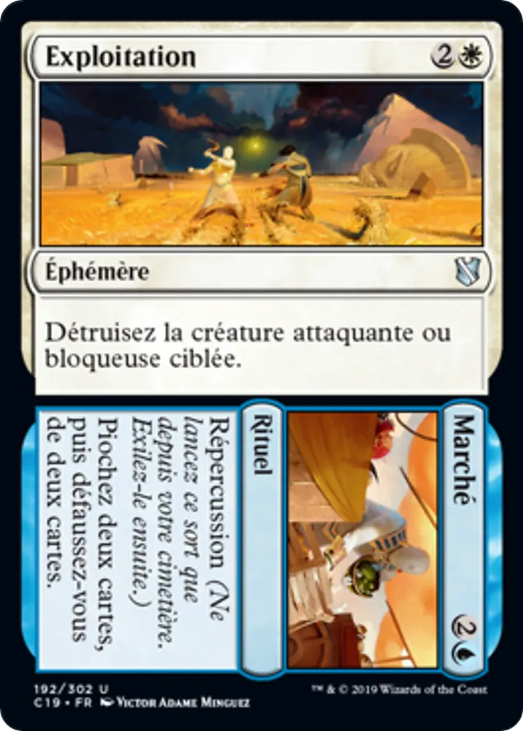 Exploitation // Marché — Commander 2019 — Magic: The Gathering