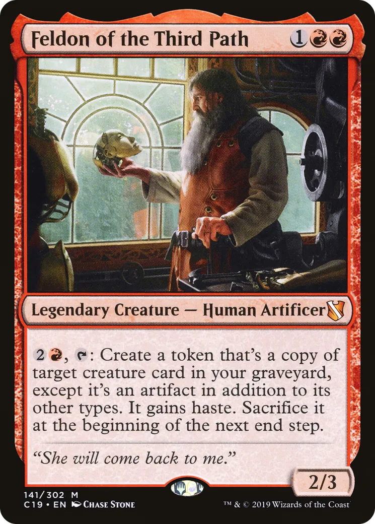 Feldon of the Third Path — Commander 2019 — Magic: The Gathering