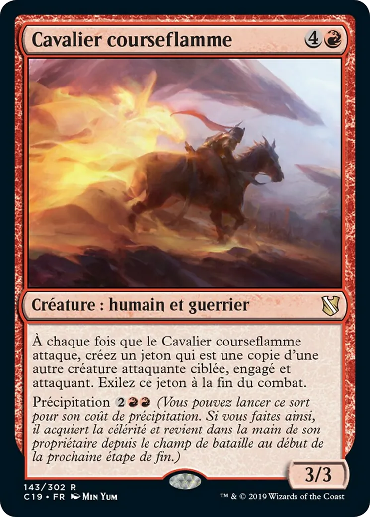 Cavalier courseflamme — Commander 2019 — Magic: The Gathering