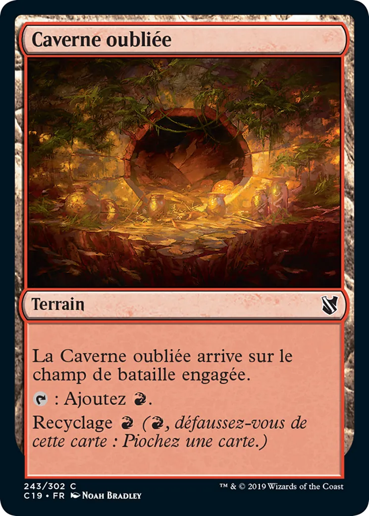 Caverne oubliée — Commander 2019 — Magic: The Gathering