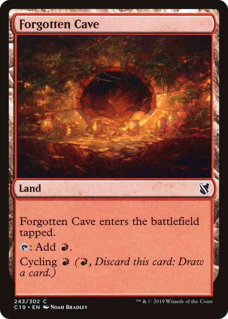 Forgotten Cave — Commander 2019 — Magic: The Gathering