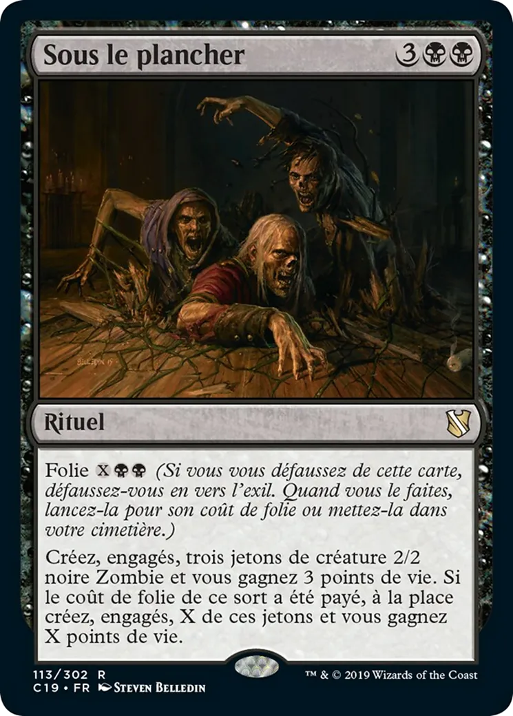 Sous le plancher — Commander 2019 — Magic: The Gathering