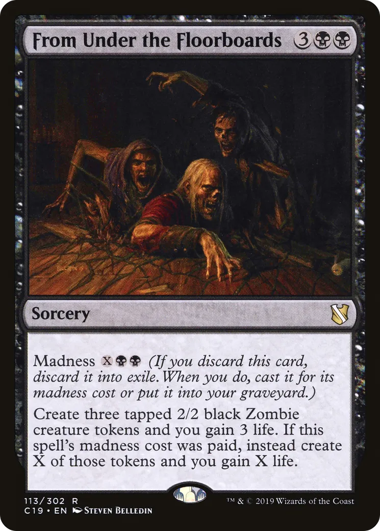 From Under the Floorboards — Commander 2019 — Magic: The Gathering