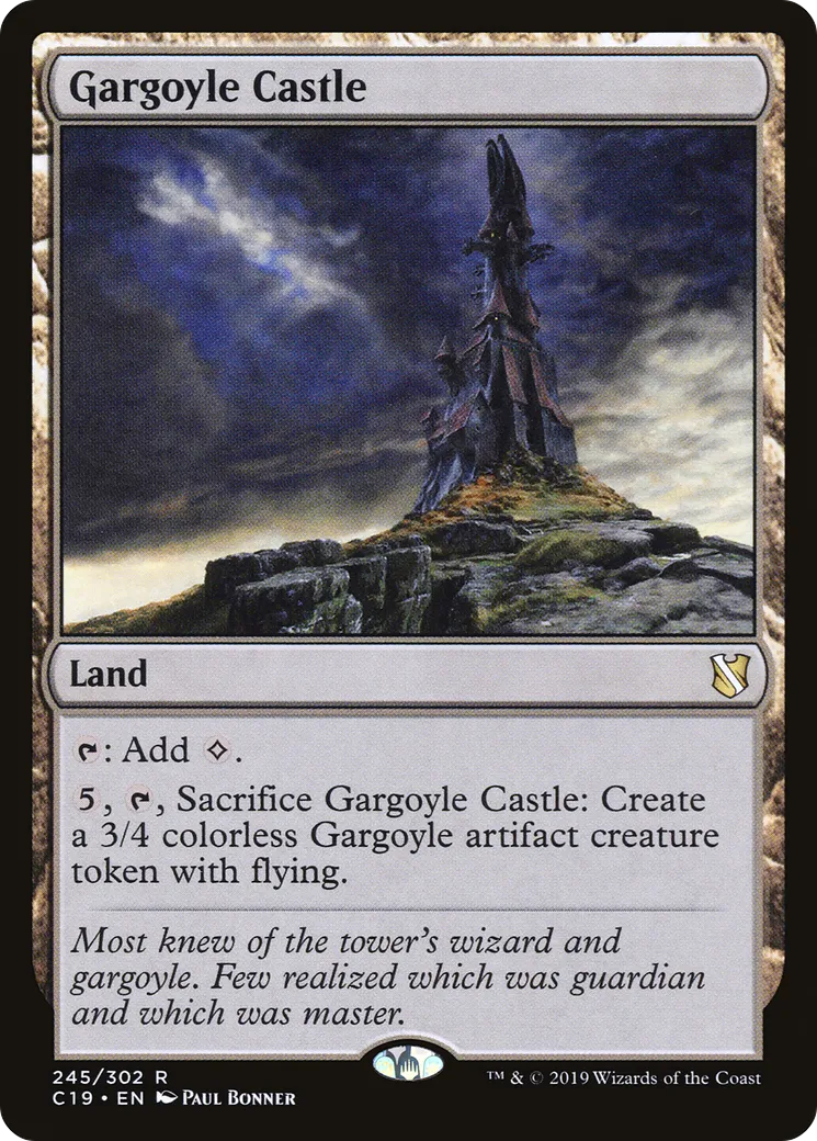 Château de la gargouille — Commander 2019 — Magic: The Gathering