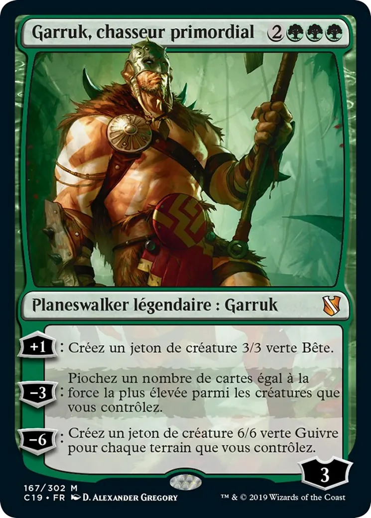 Garruk, chasseur primordial — Commander 2019 — Magic: The Gathering
